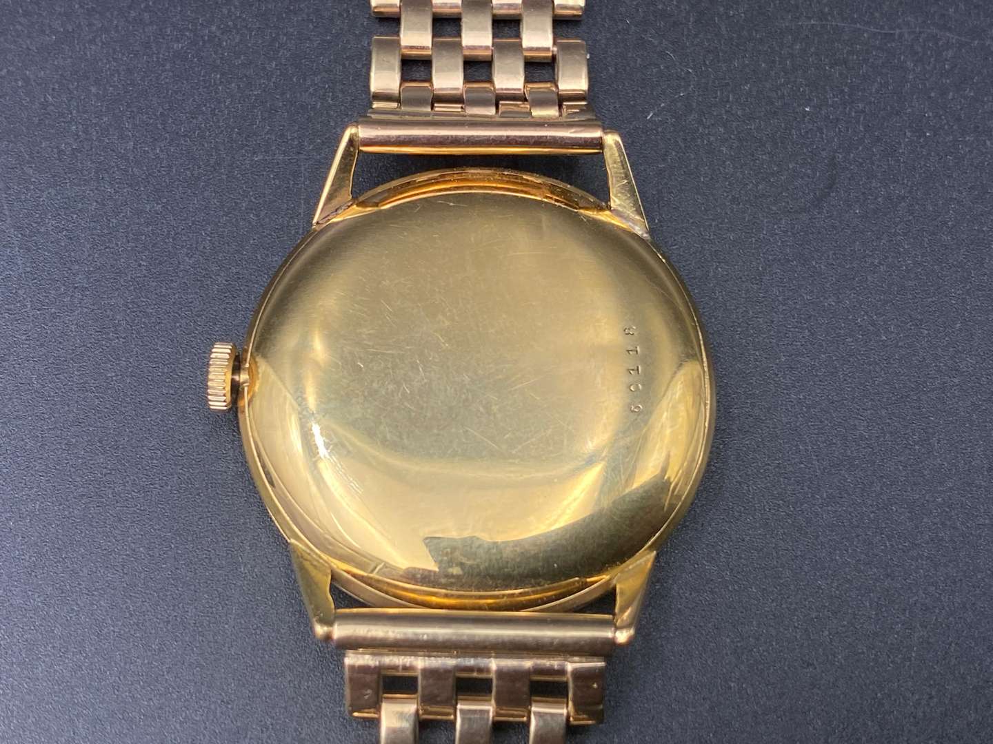 <p>ROLEX, MID 20th CENTURY 18K GOLD WRISTWATCH, 60118, 3667</p>