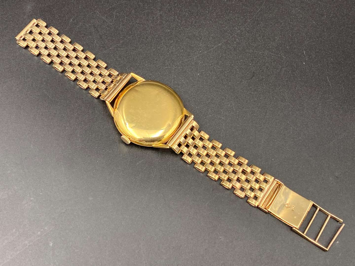 <p>ROLEX, MID 20th CENTURY 18K GOLD WRISTWATCH, 60118, 3667</p>