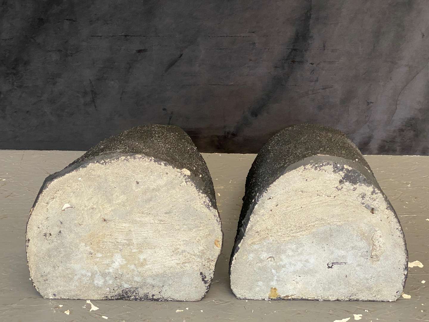 <p>MATCHED PAIR OF CATHEDERAL GEODES, CITRINE, 14.8KG EACH</p>
