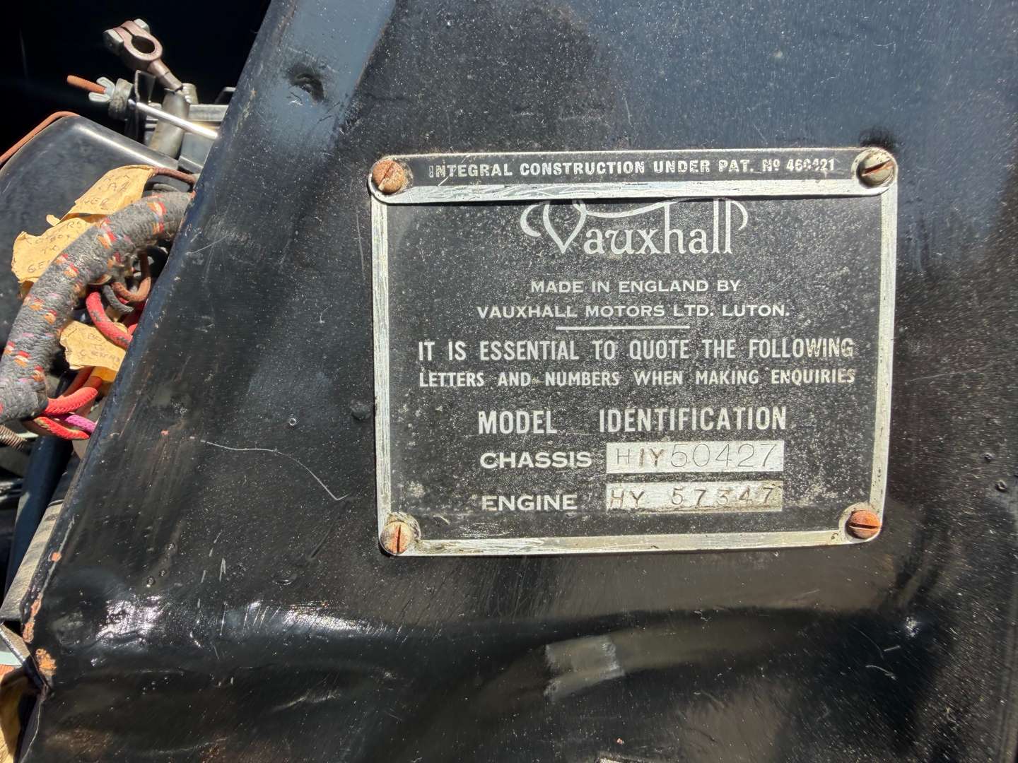 <p>1946 VAUXHALL 10-4</p>