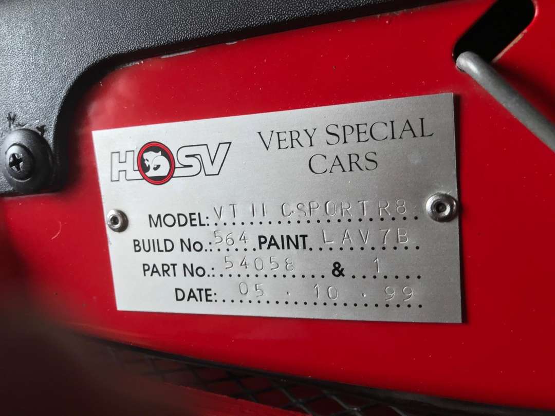 <p>1999 HSV VT2 CLUBSPORT R8</p>