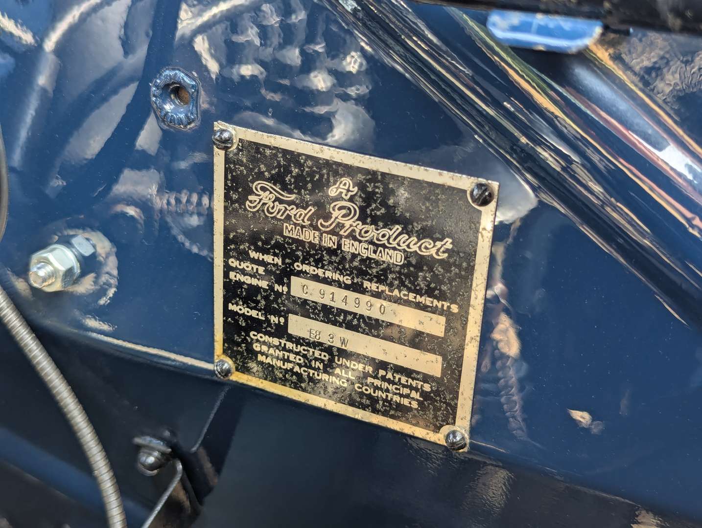 <p>1956 FORDSON E83W VAN</p>