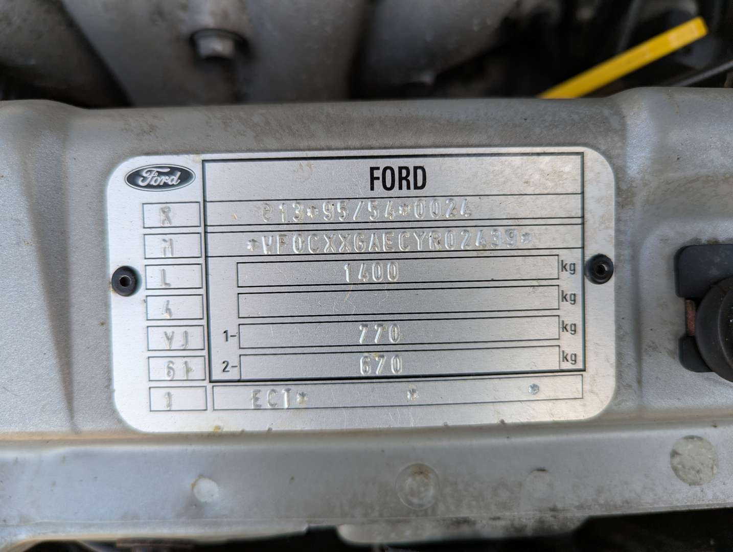 <p>2000 FORD PUMA 1.7 16V</p>