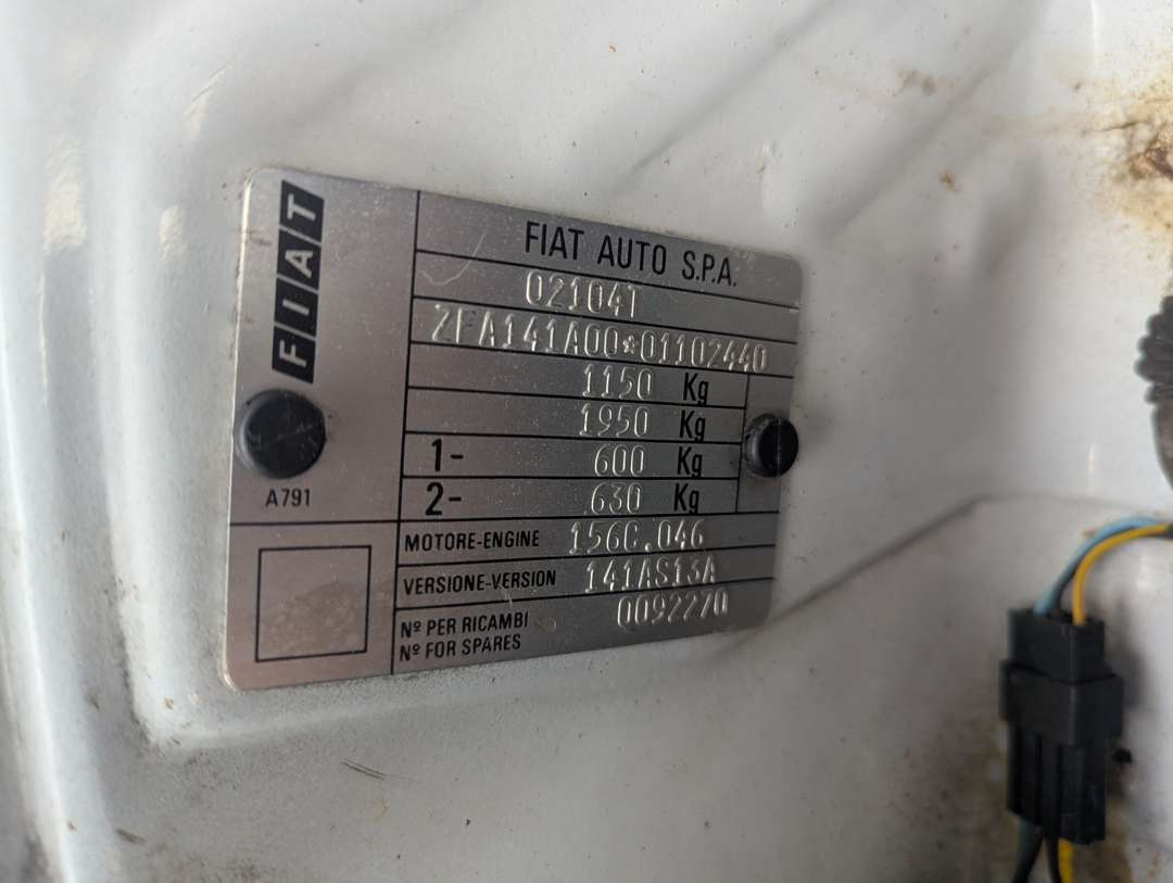 <p>1994 FIAT PANDA SELECTA CLX</p>