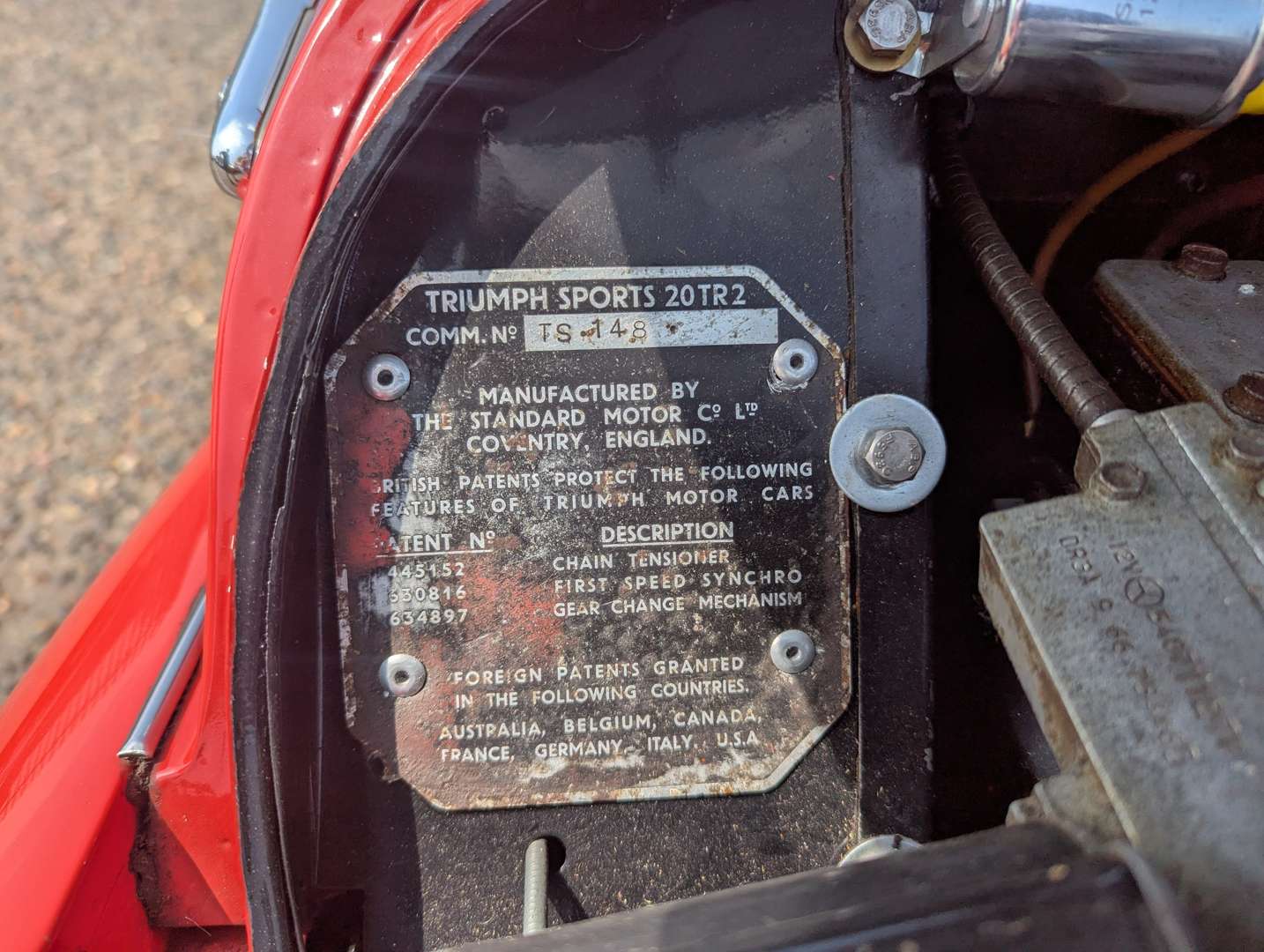 <p>1953 TRIUMPH TR2 “LONG DOOR”</p>