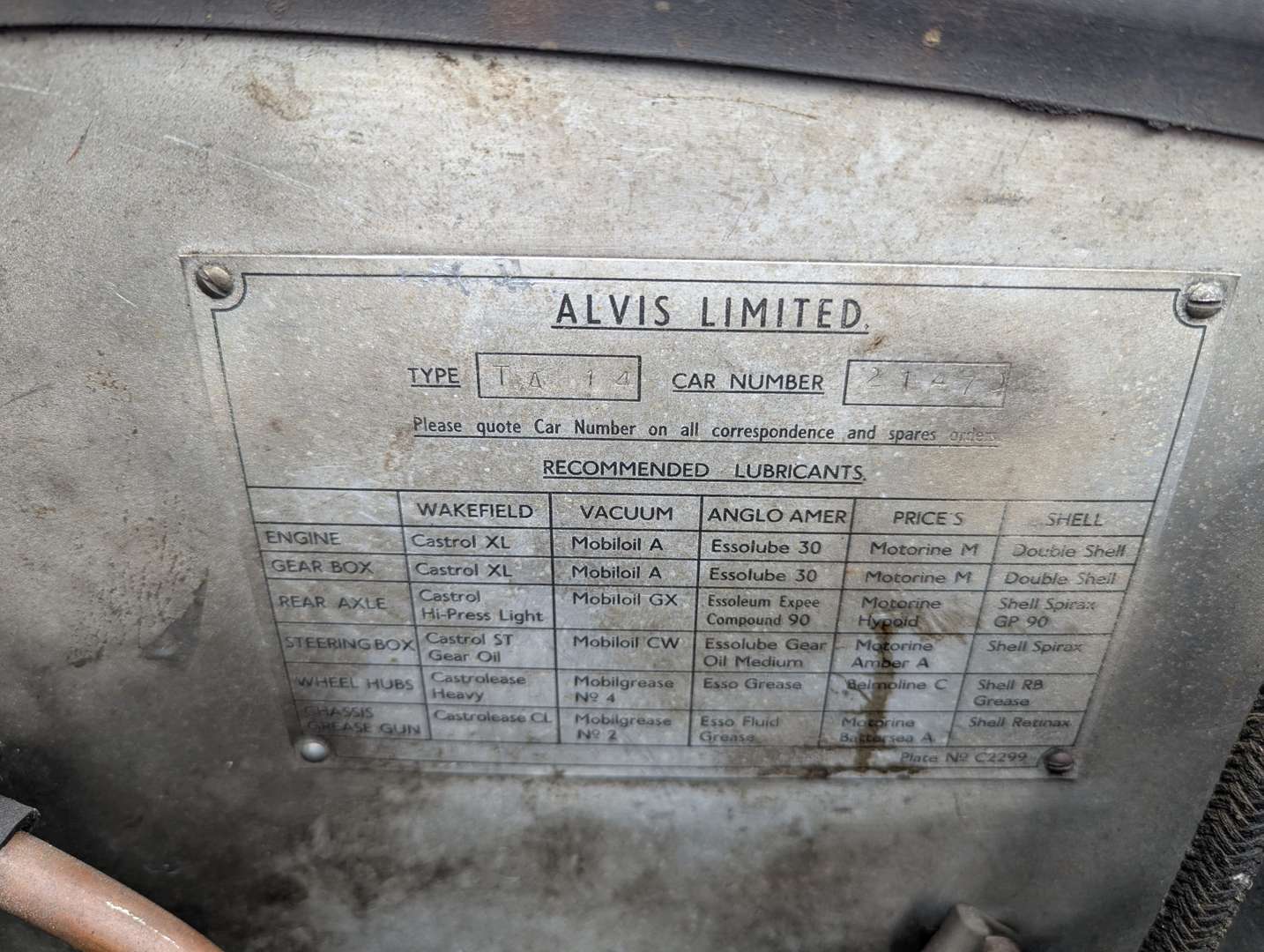 <p>1947 ALVIS TA14</p>
