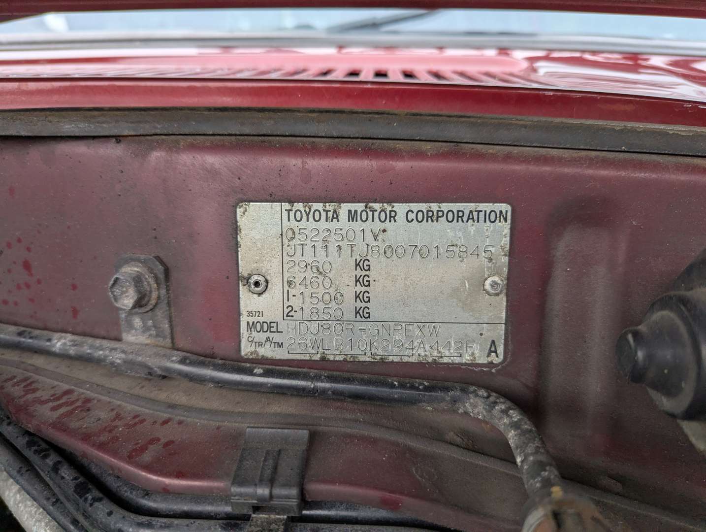 <p>1994 TOYOTA LAND CRUISER 80 SERIES</p>