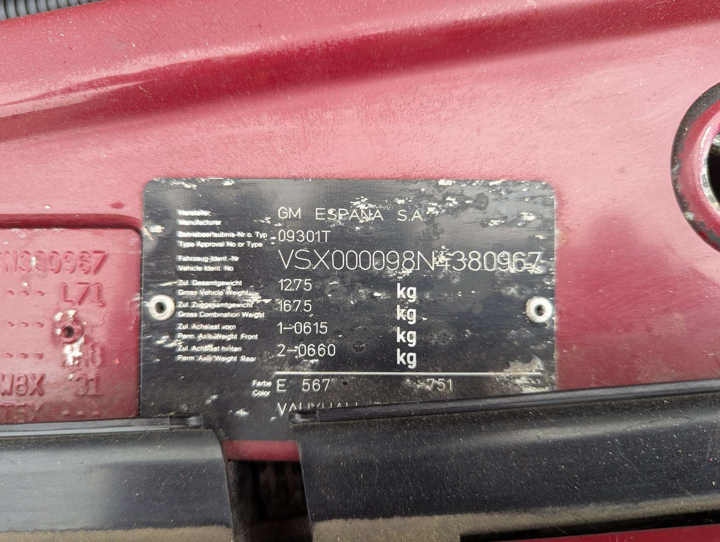 <p>1992 VAUXHALL NOVA MERIT PLUS</p>