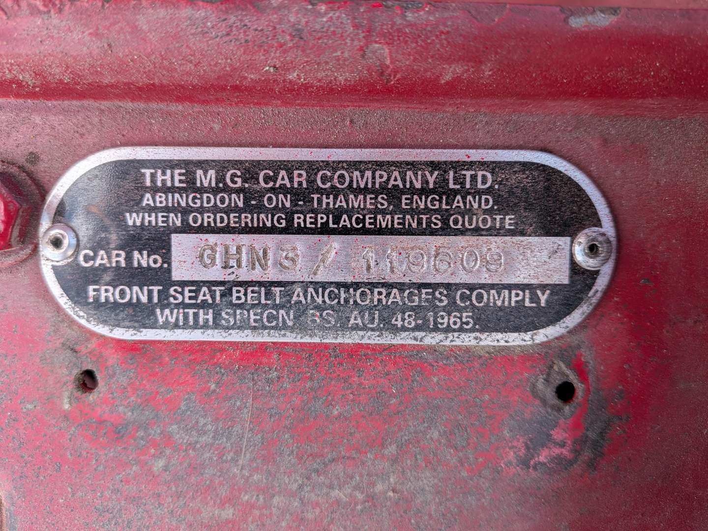 <p>1967 MG B ROADSTER</p>