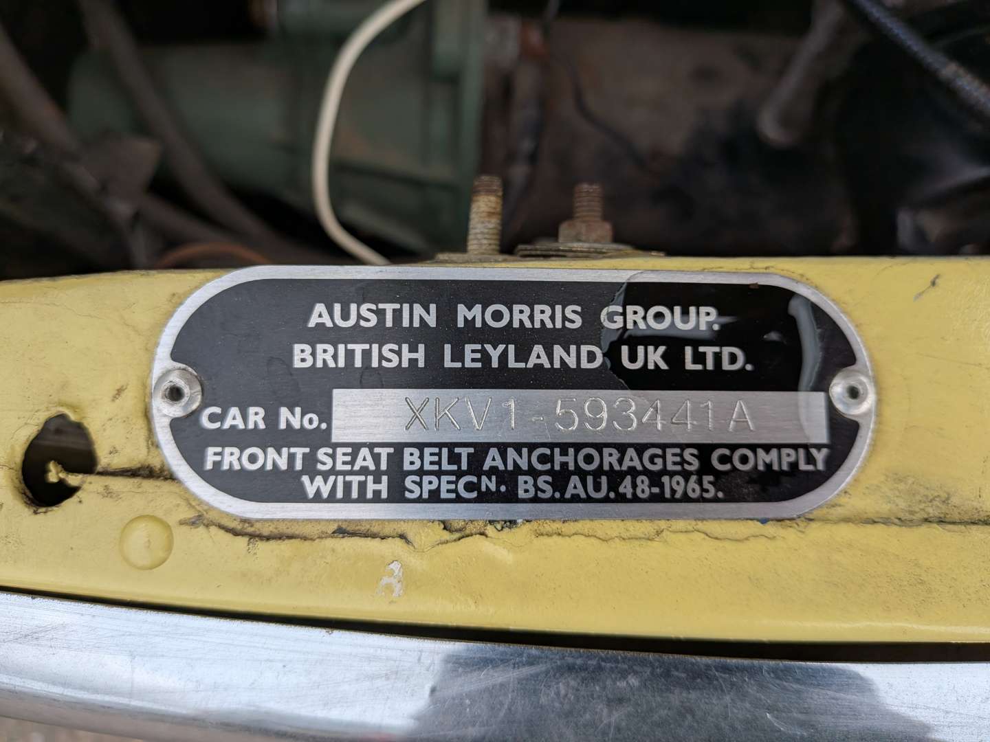 <p>1979 AUSTIN MINI 850 VAN</p>