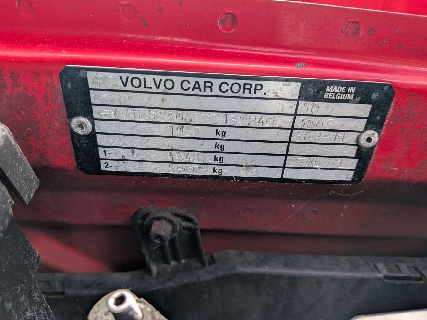 <p>1996 VOLVO 850R</p>