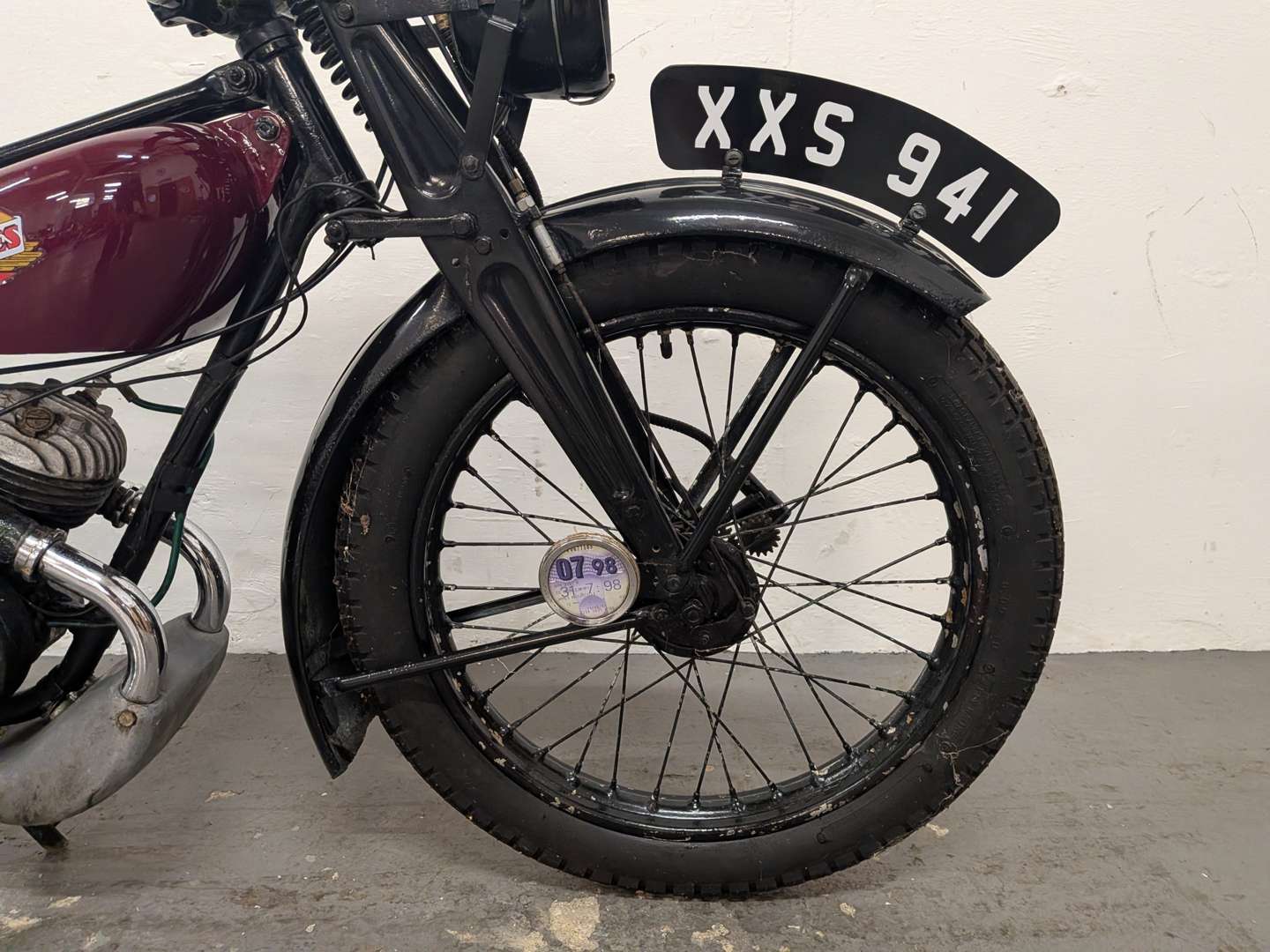 <p>1937 JAMES 125CC</p>