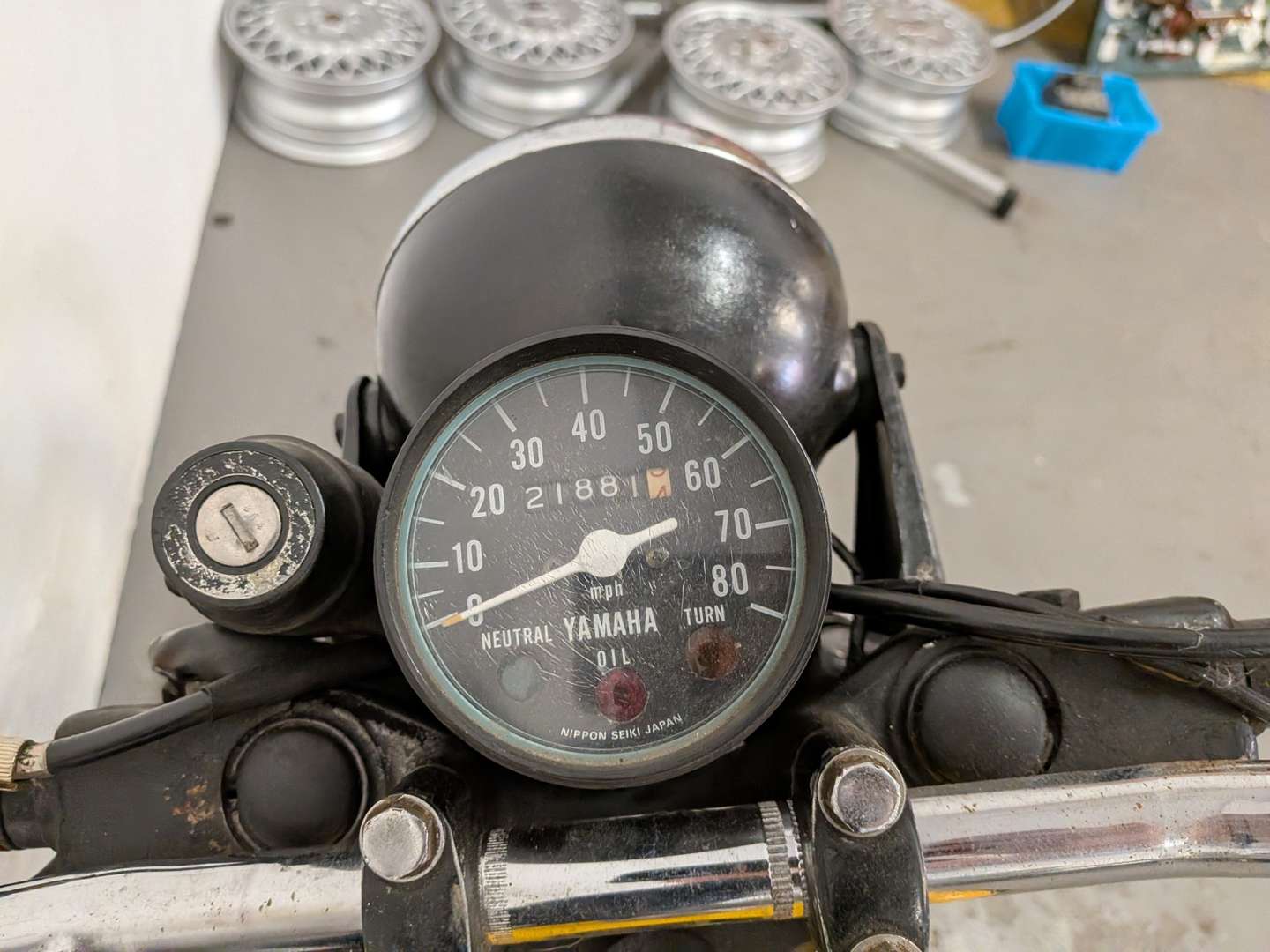 <p>1977 YAMAHA RS100</p>
