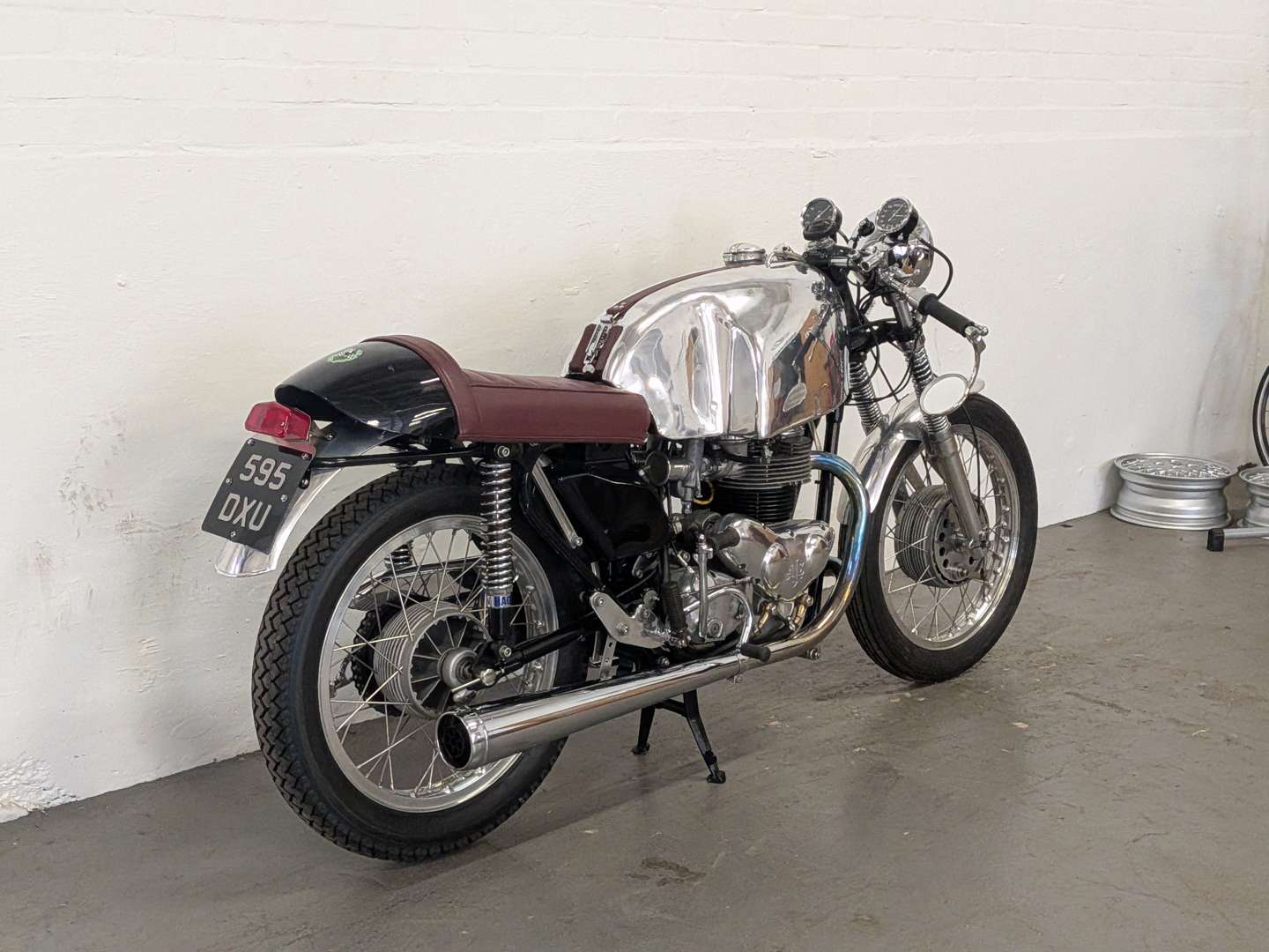 <p>1962 AJS 650 MODEL 31 CAFE RACER</p>
