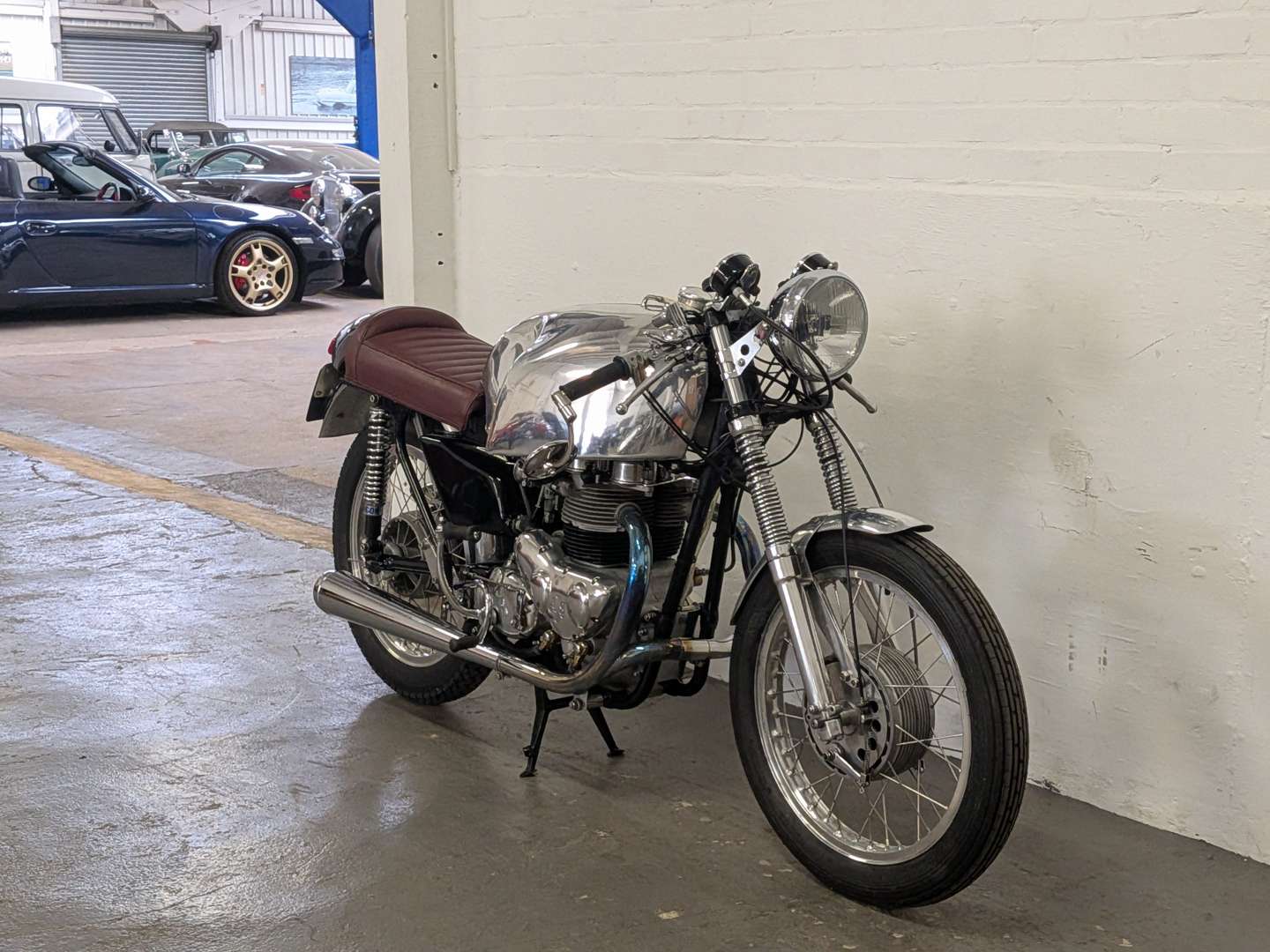 <p>1962 AJS 650 MODEL 31 CAFE RACER</p>