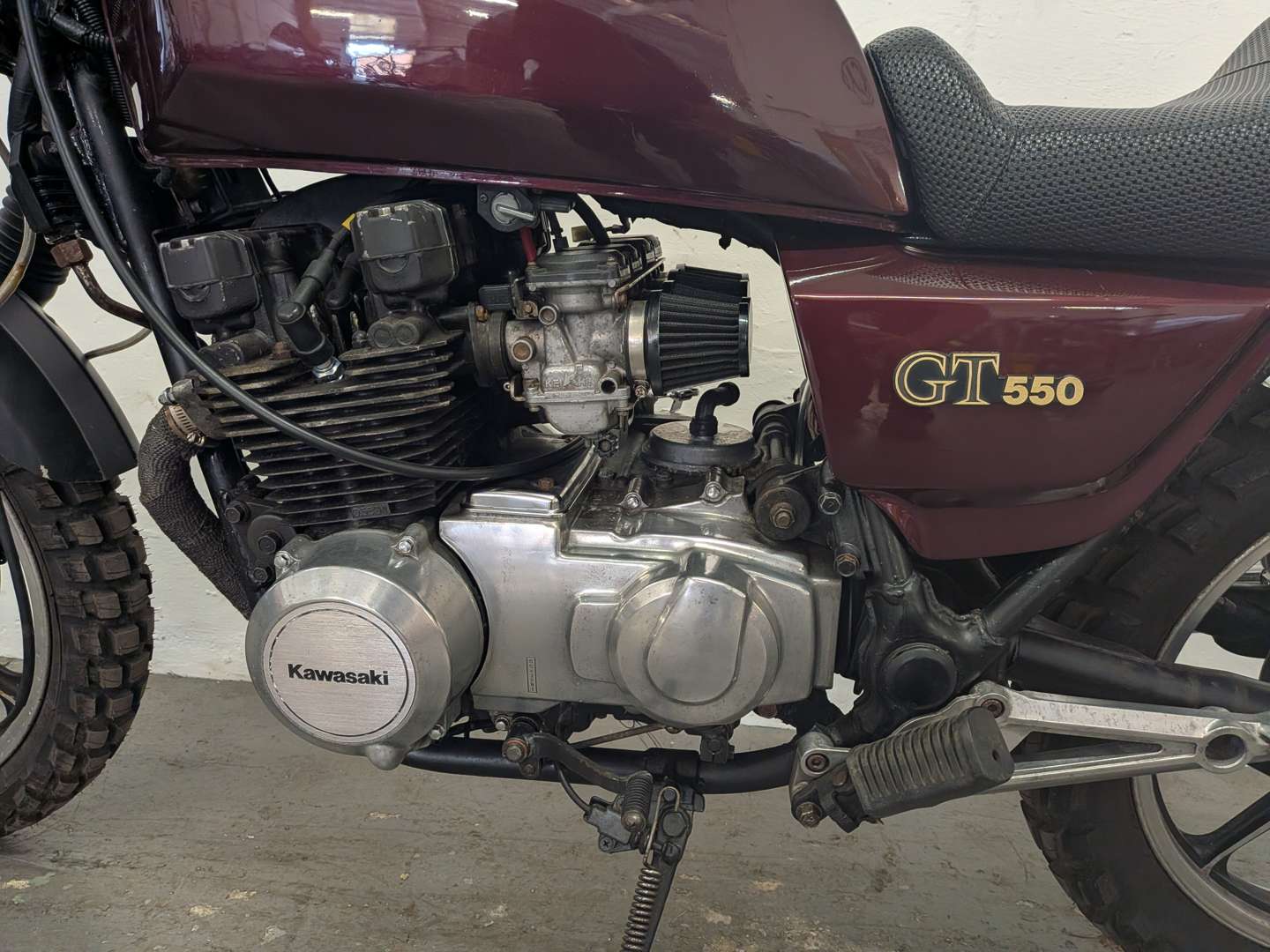 <p>1990 KAWASAKI GT550 G4</p>