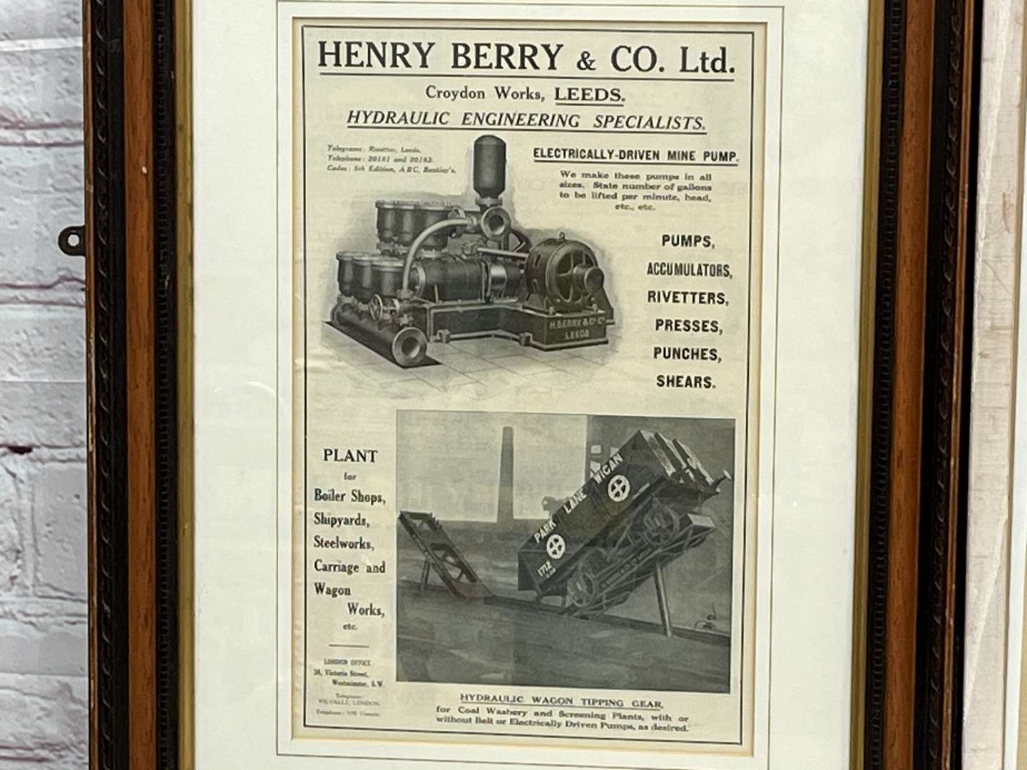 <p>Monster Veteran Car Rally Poster, Henry Berry & Co Poster and One Other (3)</p>