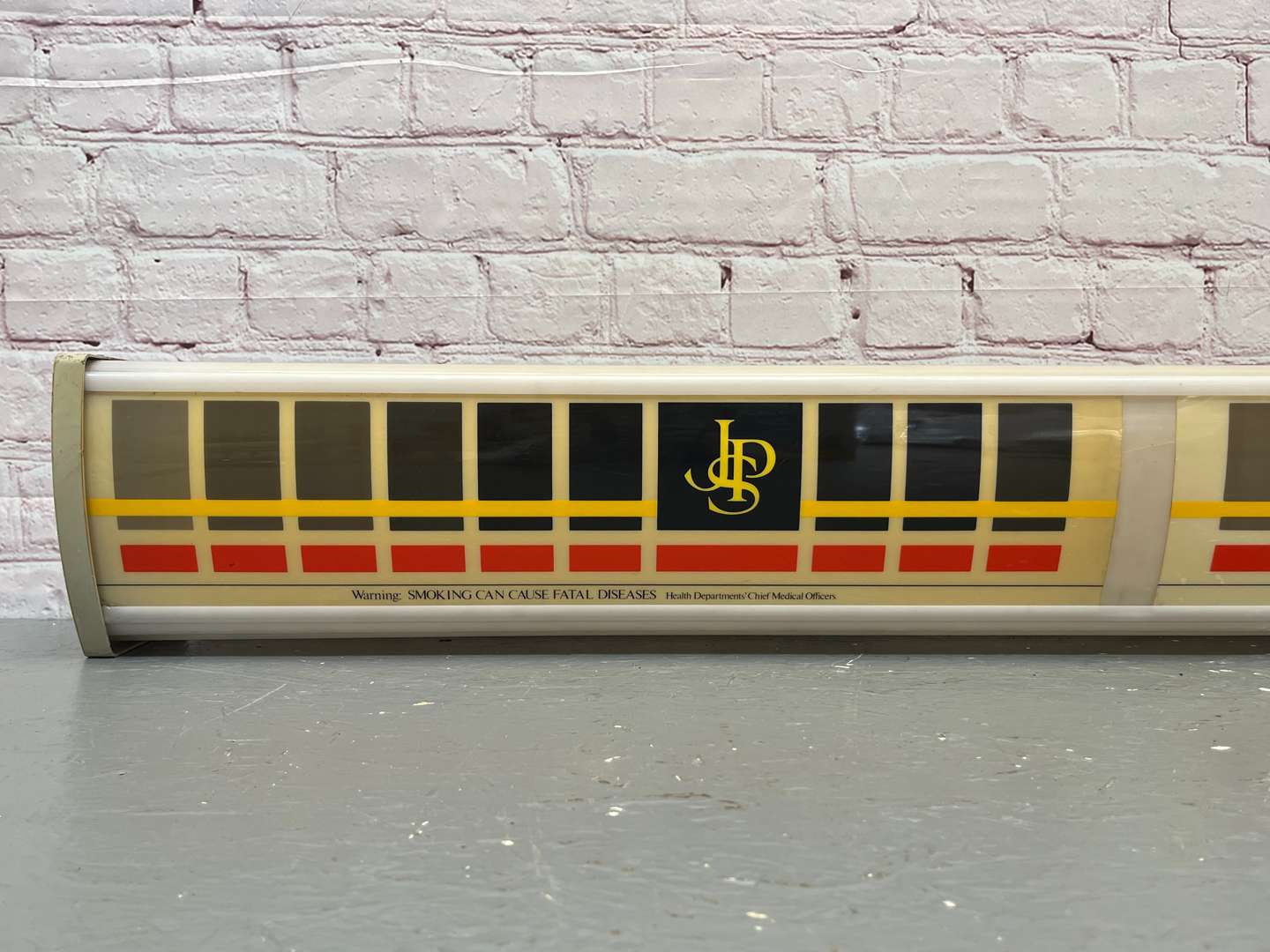<p>John Players Special 1970's Illuminated Sign With Built In Clock a/f</p>