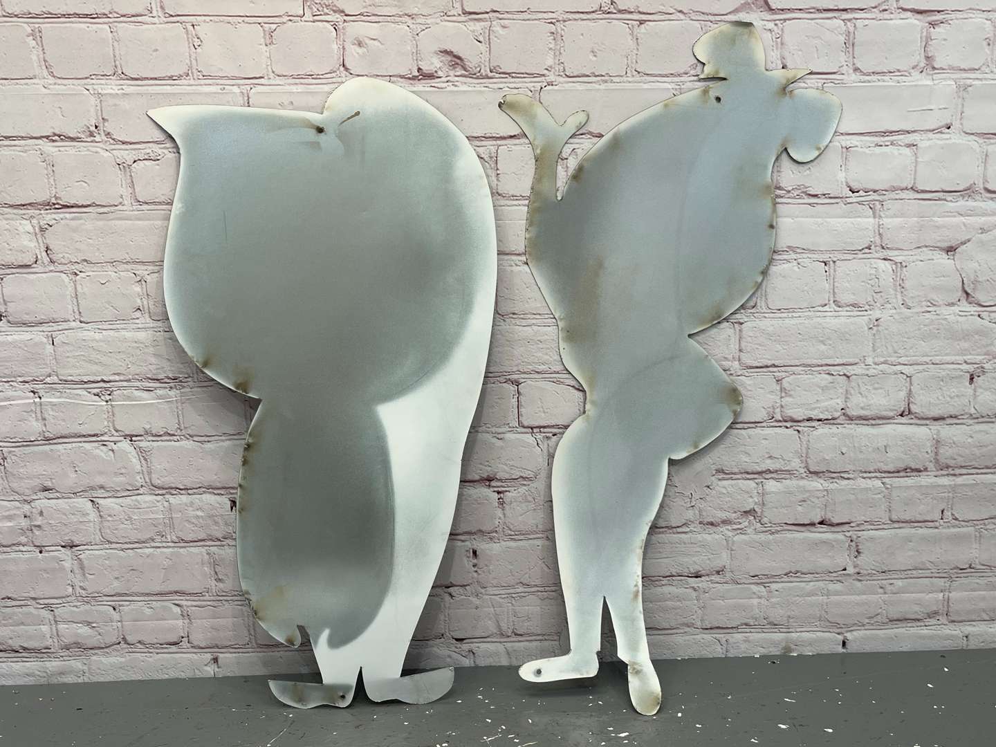 <p>Esso Mr & Mrs Drip Metal Signs</p>