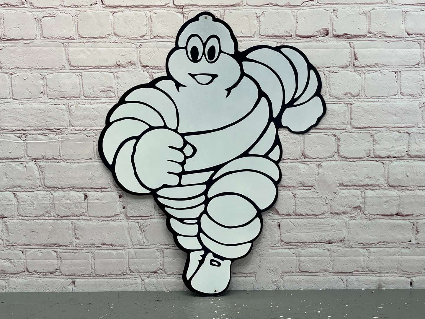 <p>Michelin Running Man Metal Sign</p>