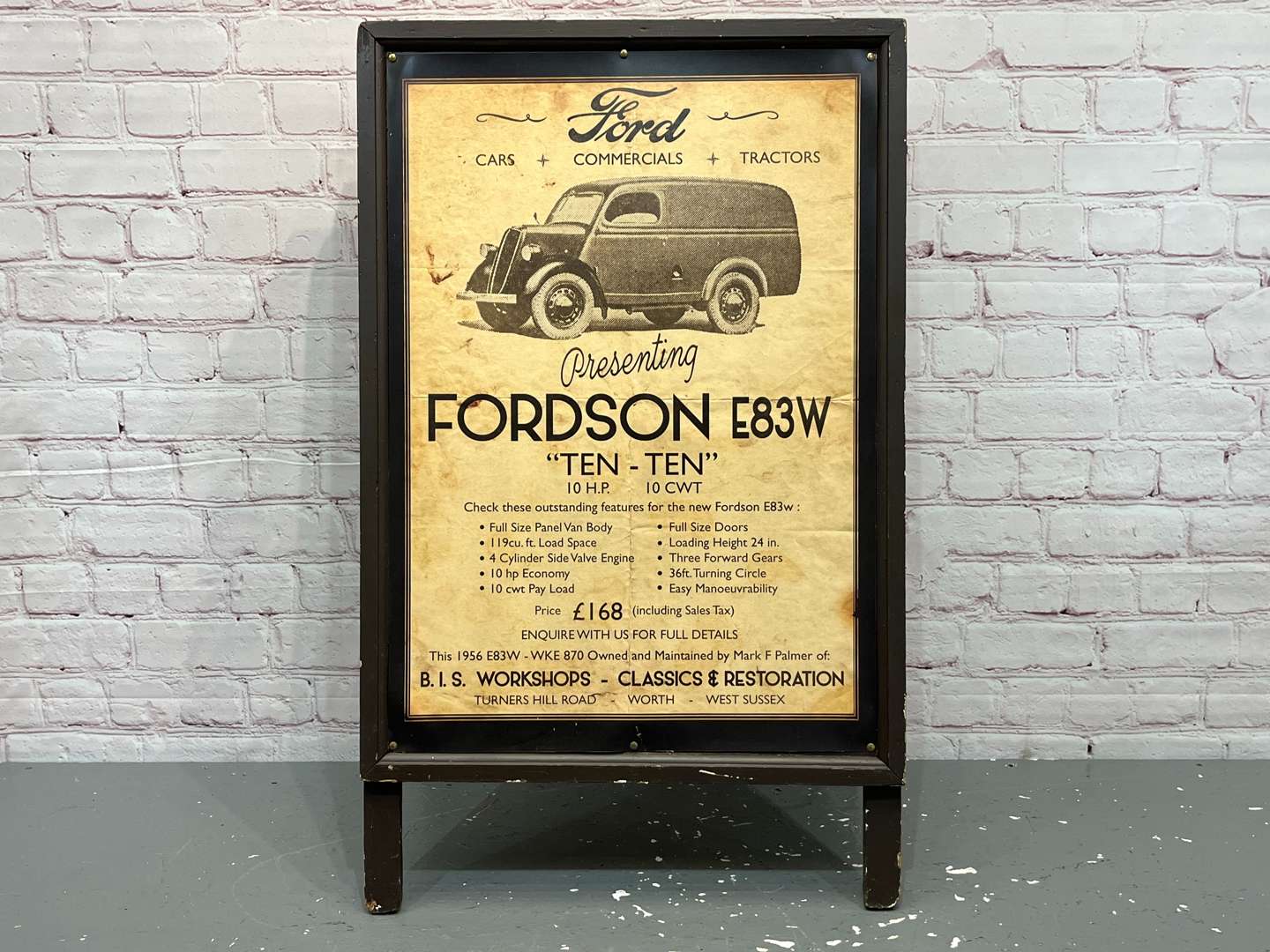 <p>Ford Commercial Wooden A Board Sign&nbsp;</p>