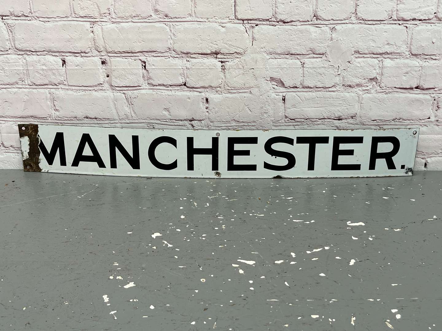 <p>Manchester Railway Enamel Sign</p>