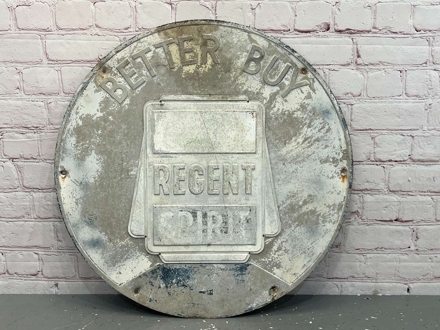 <p>Better Buy Regent Spirit Aluminium Sign</p>