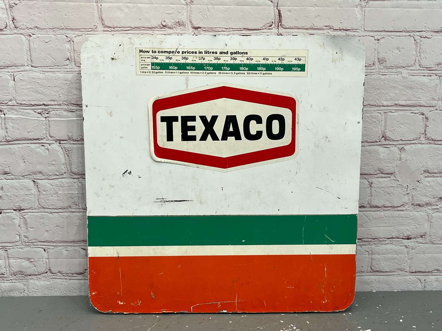 <p>Texaco Metal Sign</p>