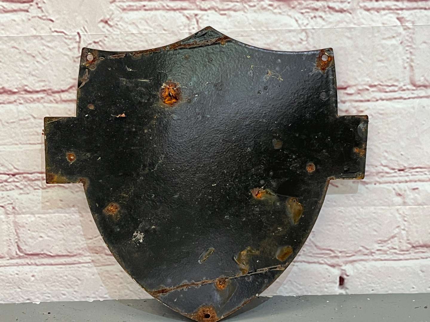 <p>Phillips Service Station 66 Enamel Shield Sign</p>