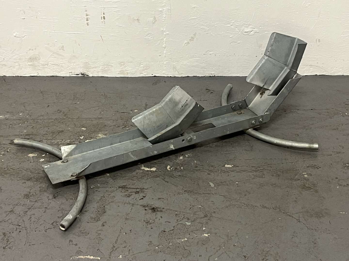 <p>Galvanised Steel Motorbike Stand</p>