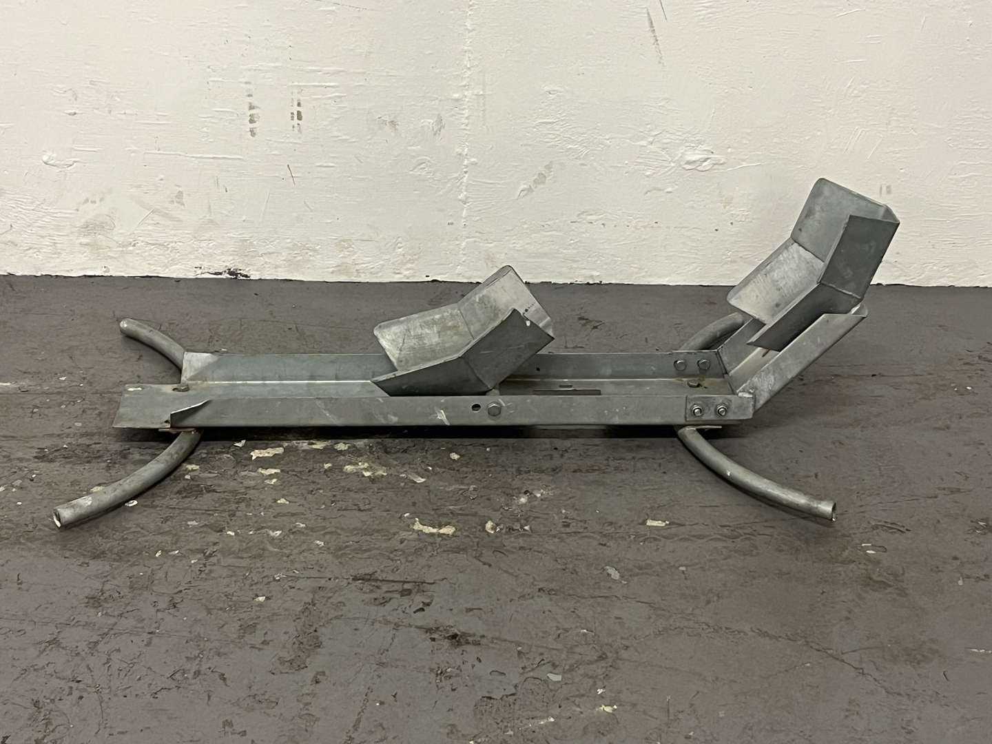 <p>Galvanised Steel Motorbike Stand</p>