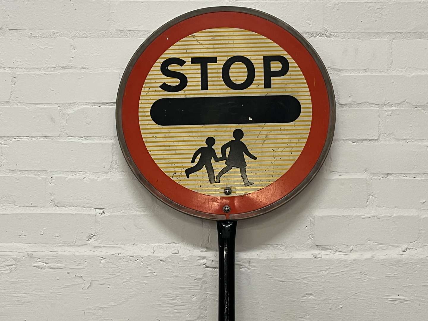 <p>School Crossing Lolly Pop Pole Sign</p>