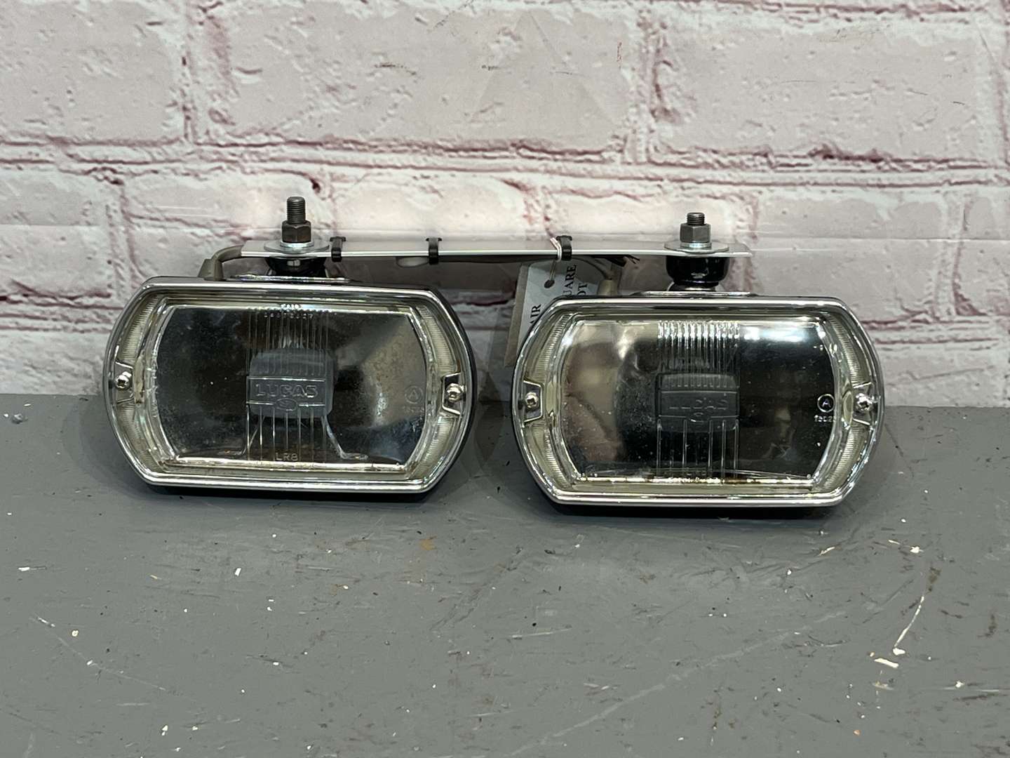 <p>Pair of Lucas Square Eight Spot Lights</p>