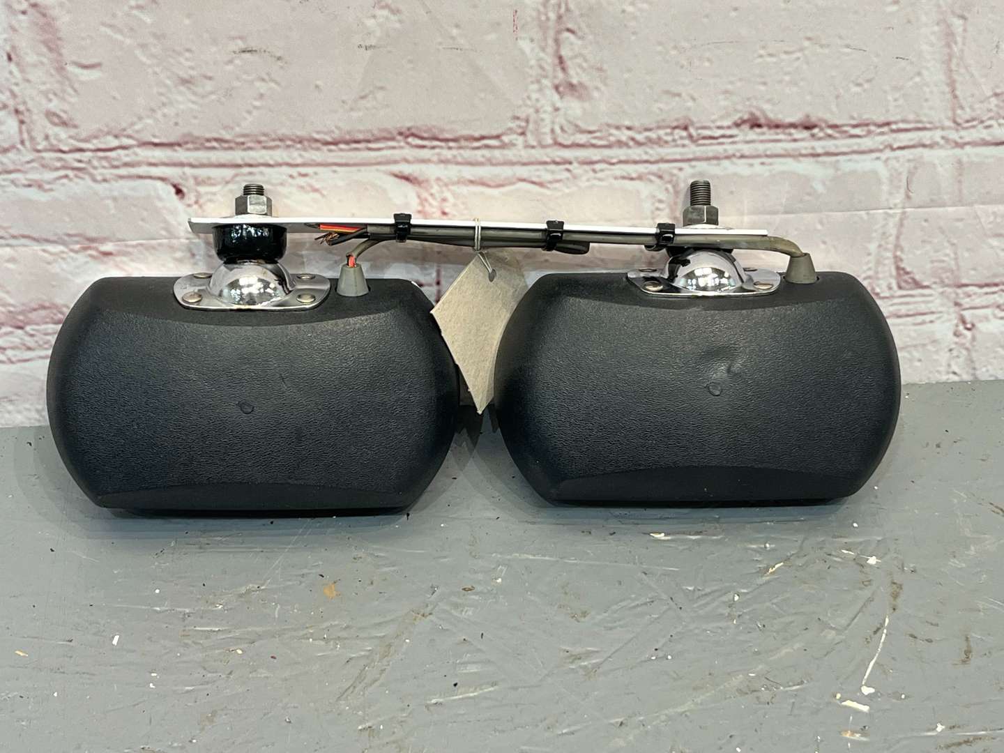<p>Pair of Lucas Square Eight Spot Lights</p>
