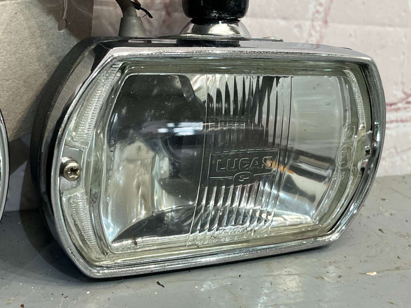 <p>Pair of Lucas Square Eight Spot Lights</p>