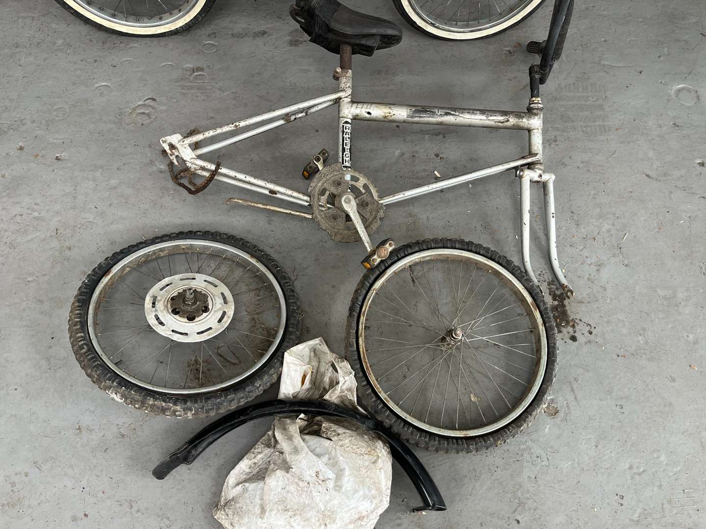 <p>Raleigh Grifter Bicycle Together With Spare Frame and Parts</p>
