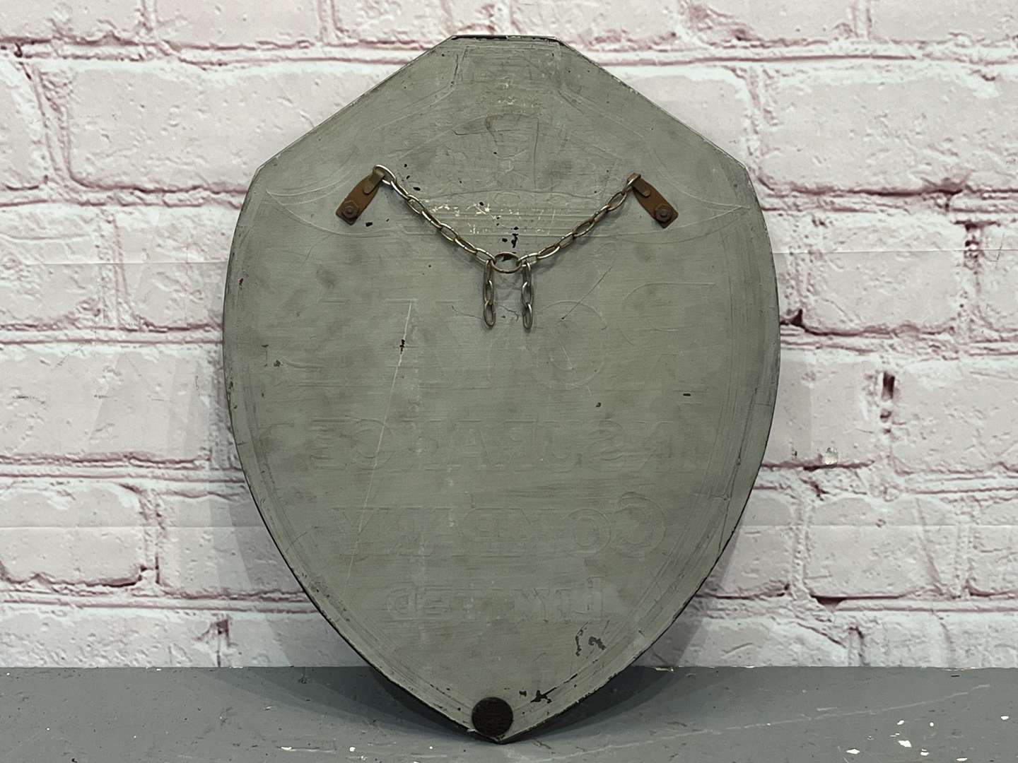 <p>Royal Insurance Company Limited Glass Shield Sign</p>