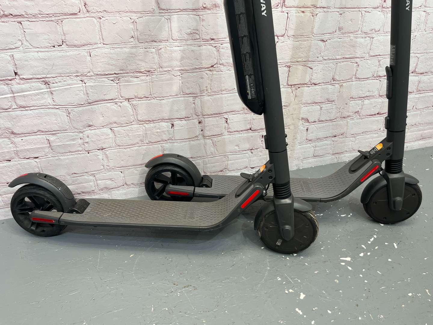 <p>Two Segway “Nine Bolt” Battery Powered Scooters</p>