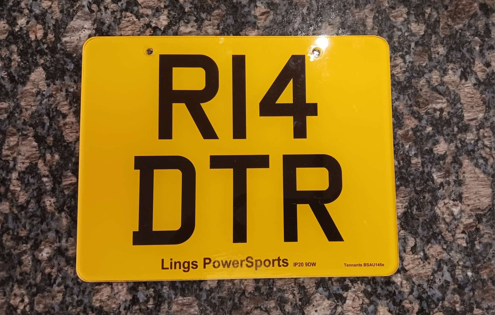 <p>&nbsp; R14 DTR Registration number&nbsp;</p>