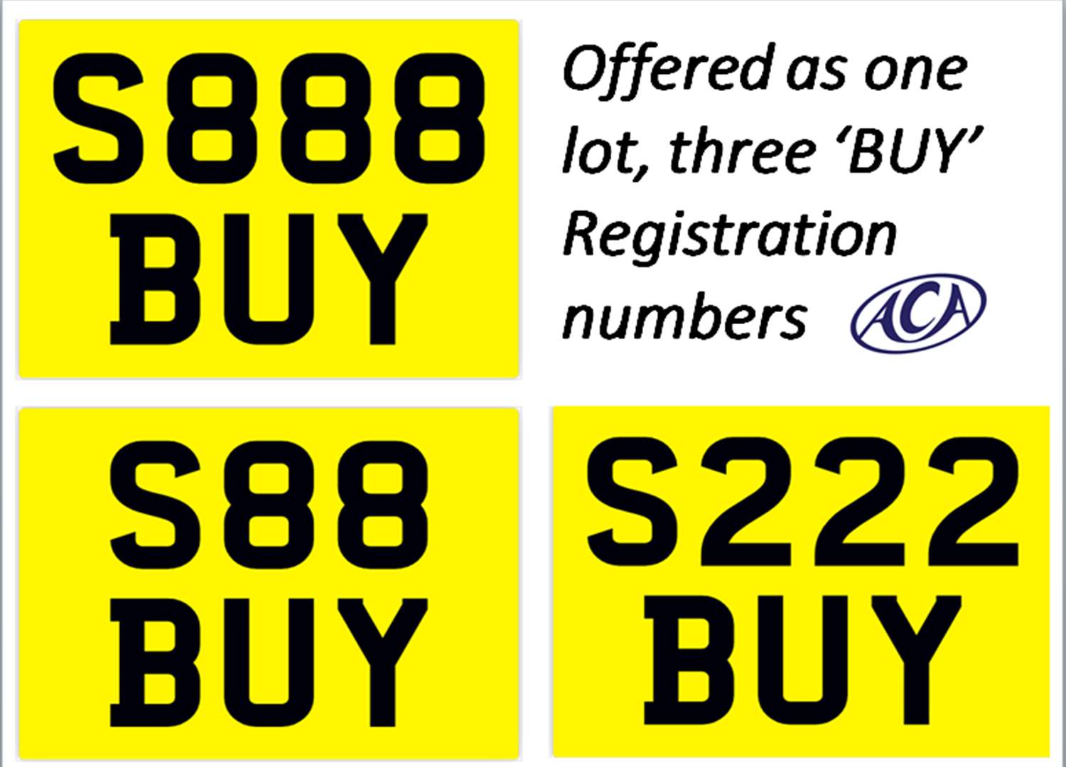<p>&nbsp; S888 BUY, S88 BUY, S222 BUY Registration numbers</p>