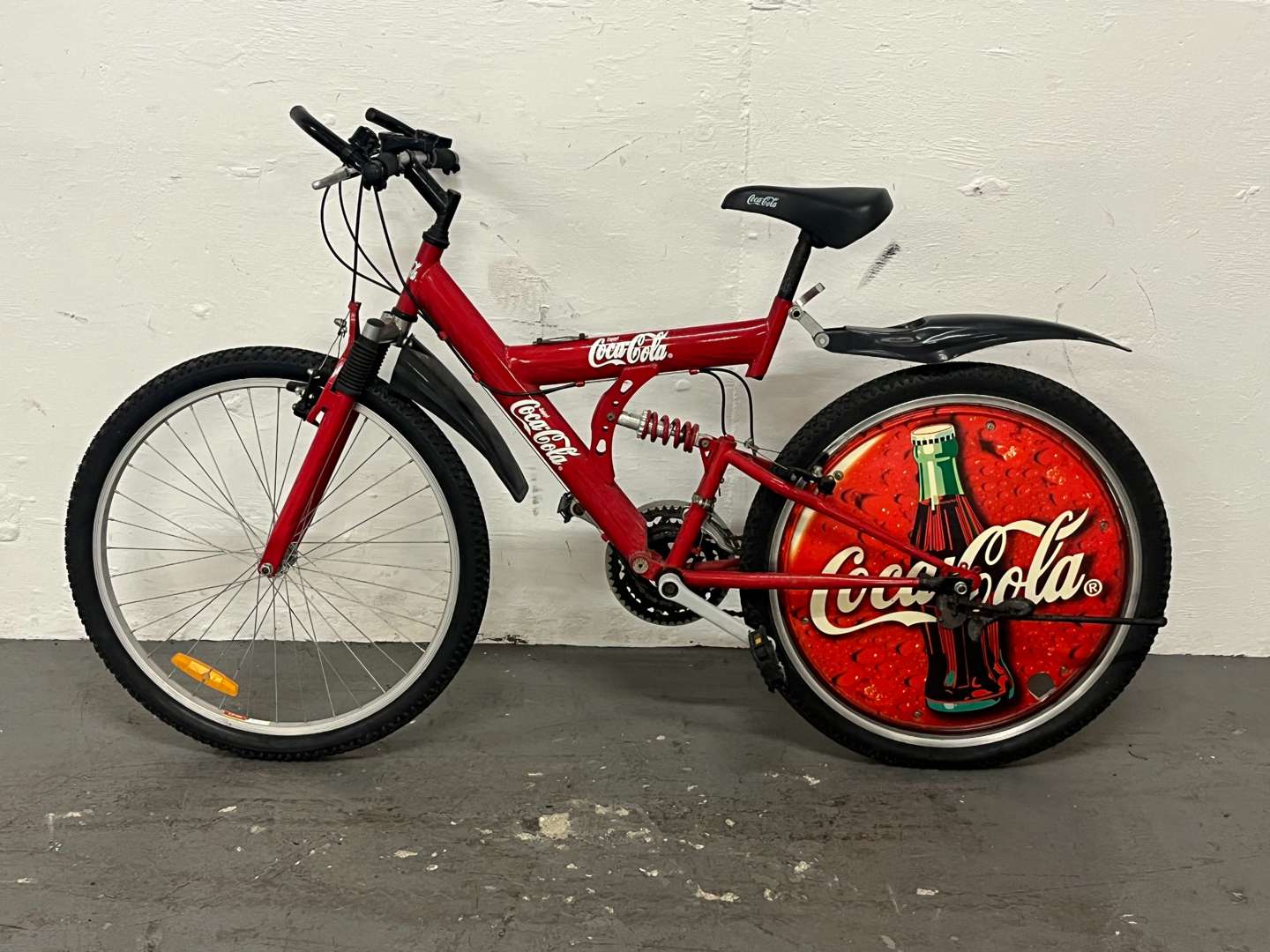 <p>Coca-Cola Liveried Limited Edition Mountain Bike</p>