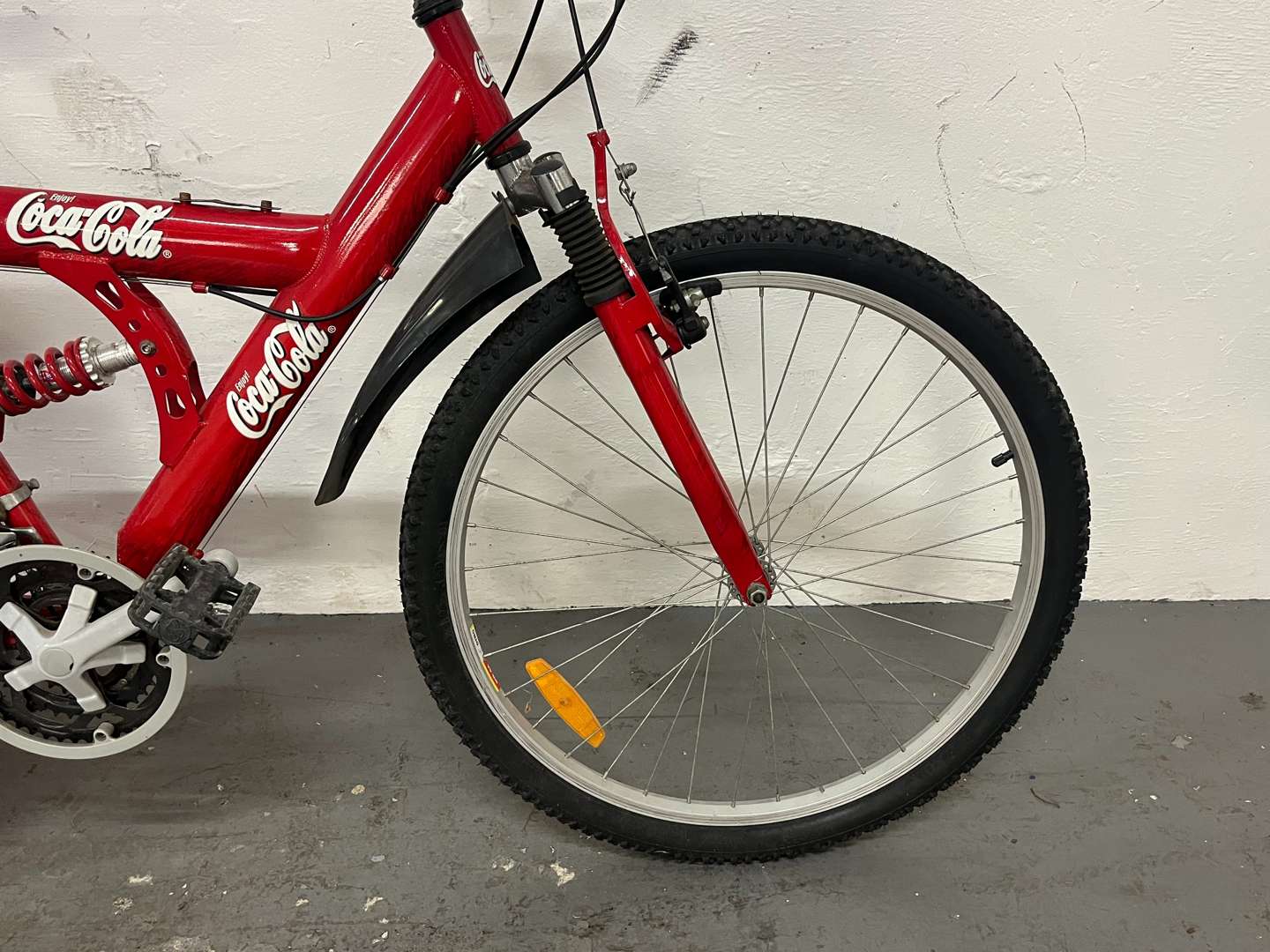 <p>Coca-Cola Liveried Limited Edition Mountain Bike</p>