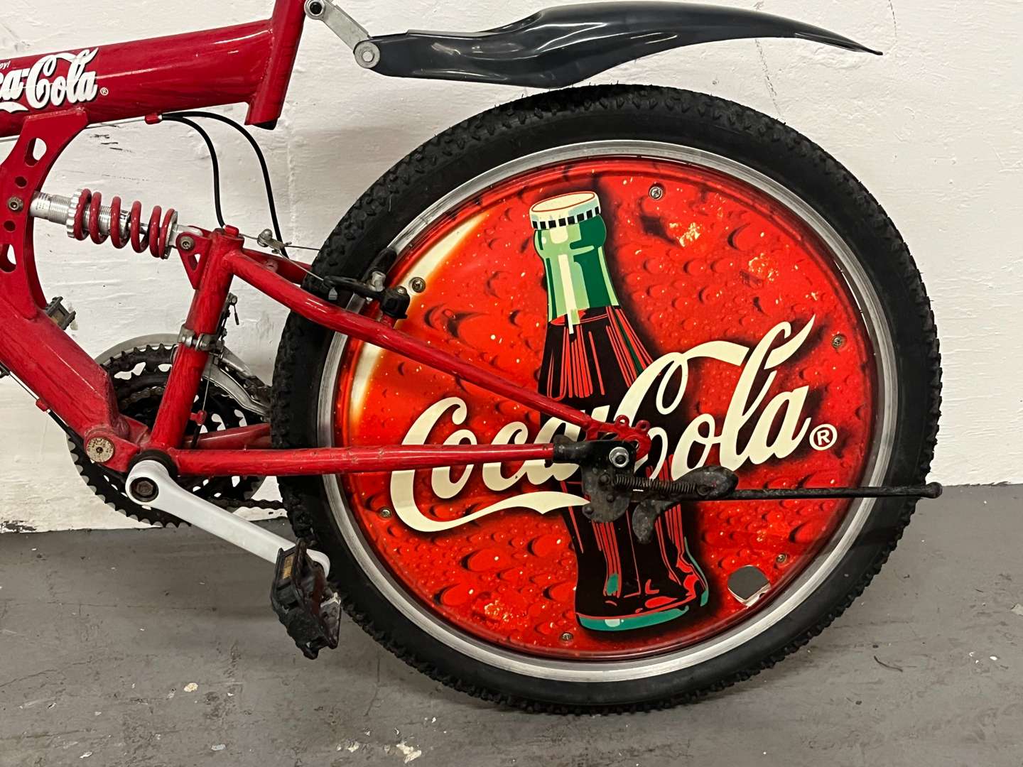<p>Coca-Cola Liveried Limited Edition Mountain Bike</p>
