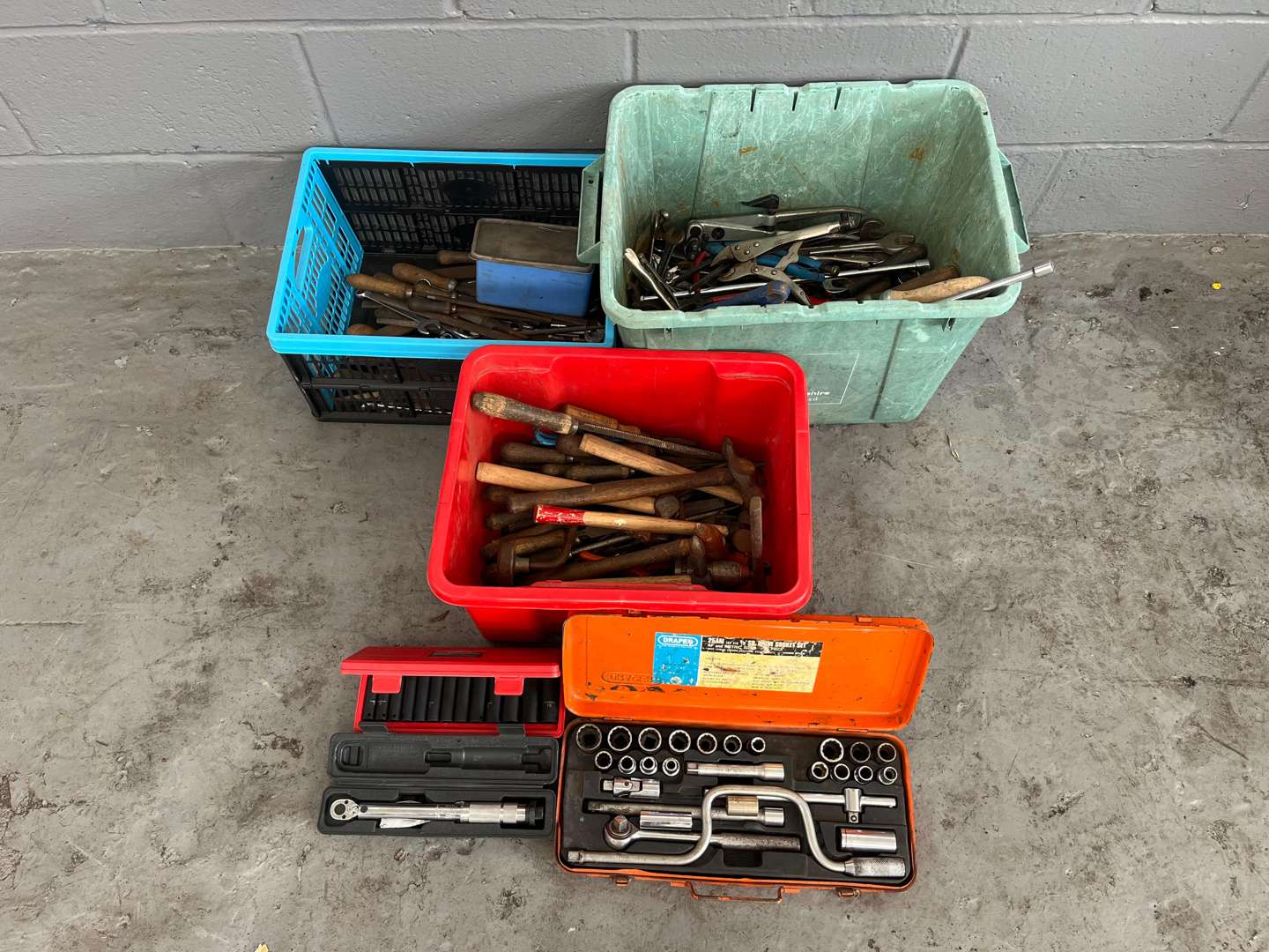 <p>Three Boxes Of Workshop Tools</p>