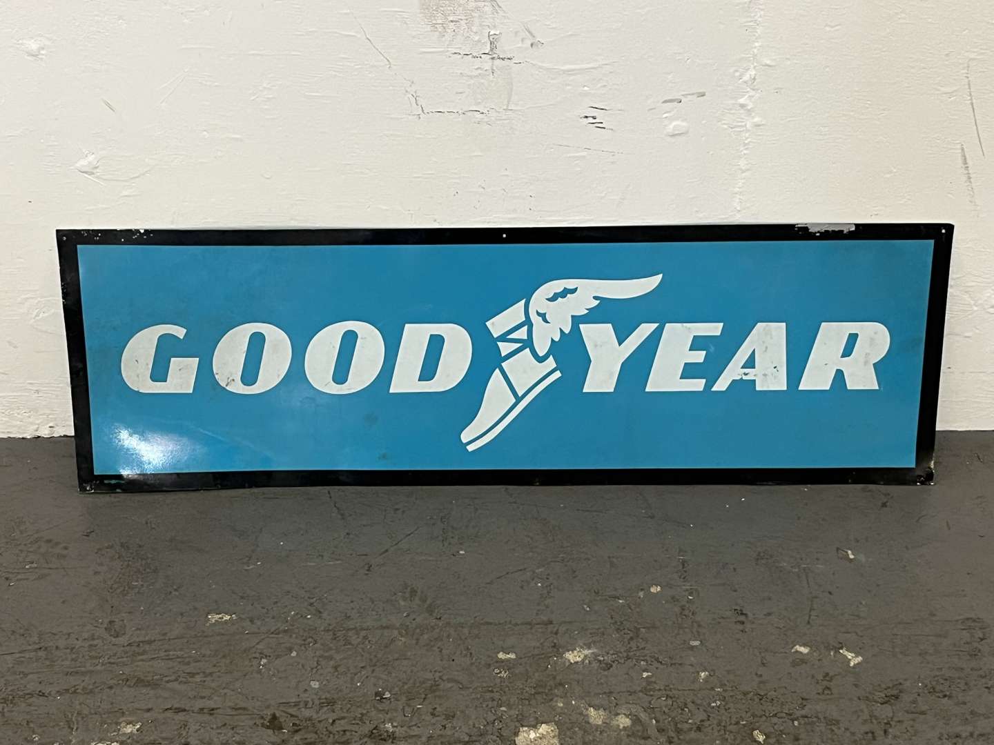<p>Goodyear Tyres Aluminium Sign</p>