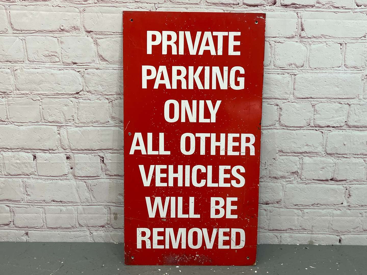 <p>Private Parking Aluminium Sign</p>