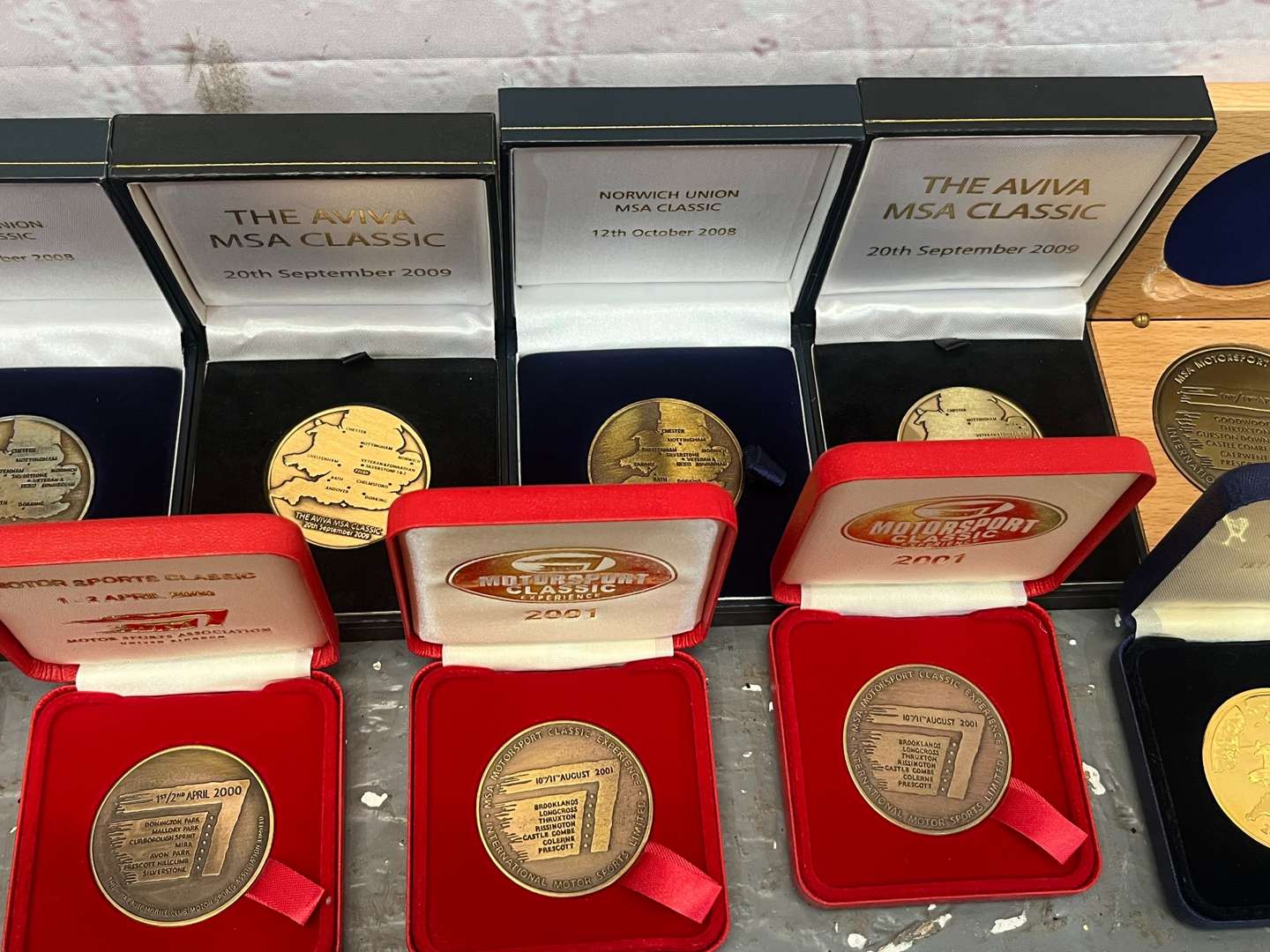 <p>Sixteen Various RAC, MSA, Motor Sport Classic Finishers Medals&nbsp;</p>