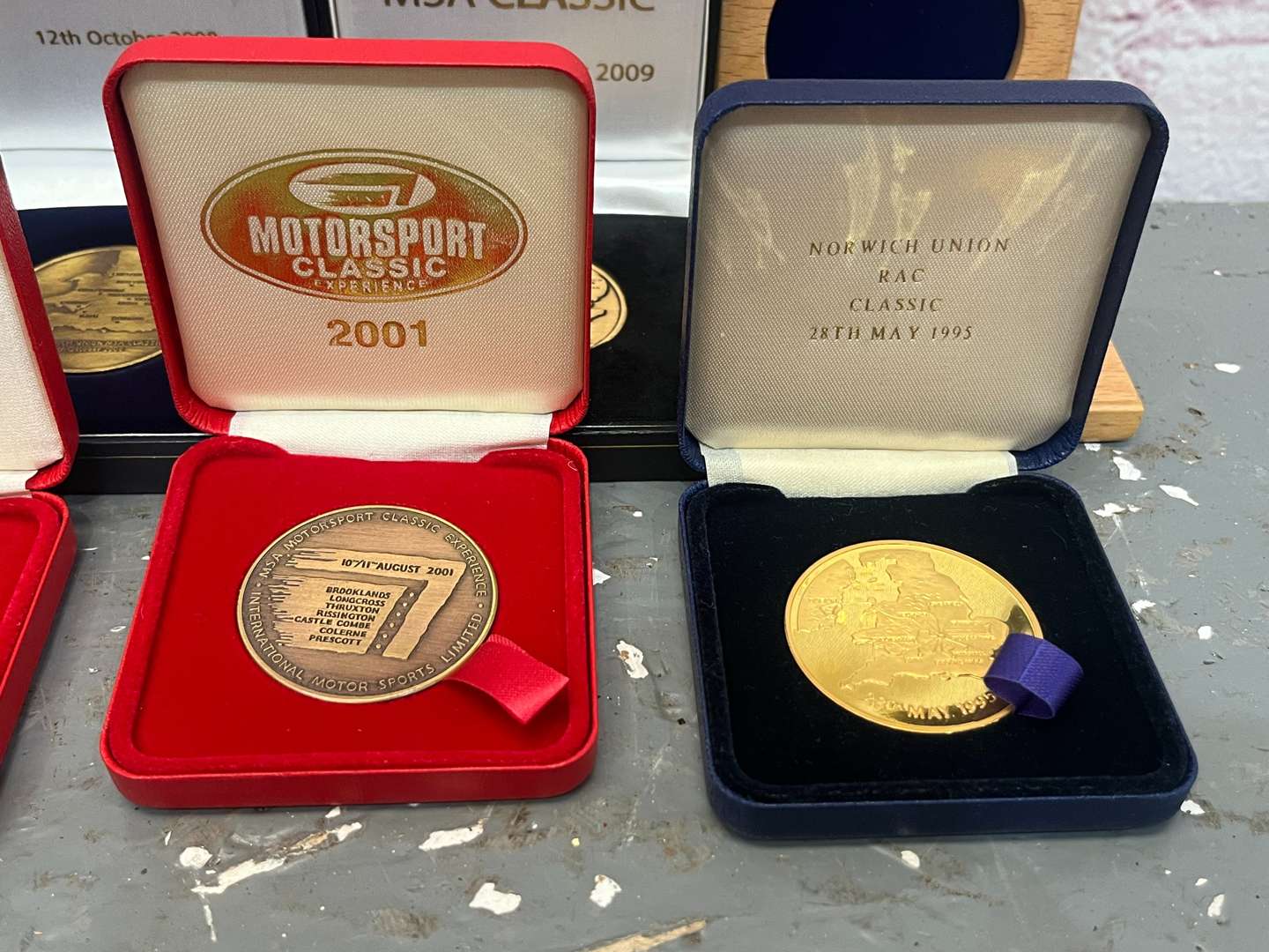 <p>Sixteen Various RAC, MSA, Motor Sport Classic Finishers Medals&nbsp;</p>