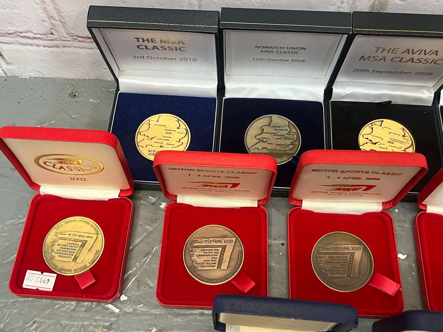<p>Sixteen Various RAC, MSA, Motor Sport Classic Finishers Medals&nbsp;</p>