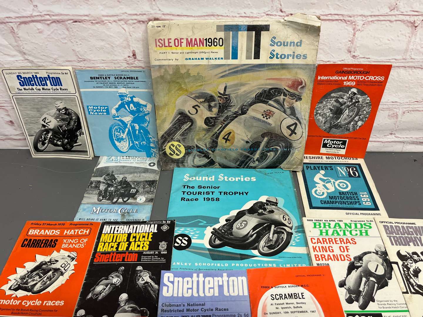 <p>Quantity of Motorcycle Race Programmes&nbsp;</p>